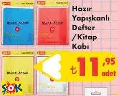LECTOR HAZIR YAPIŞKANLI DEFTER / KİTAP KABI